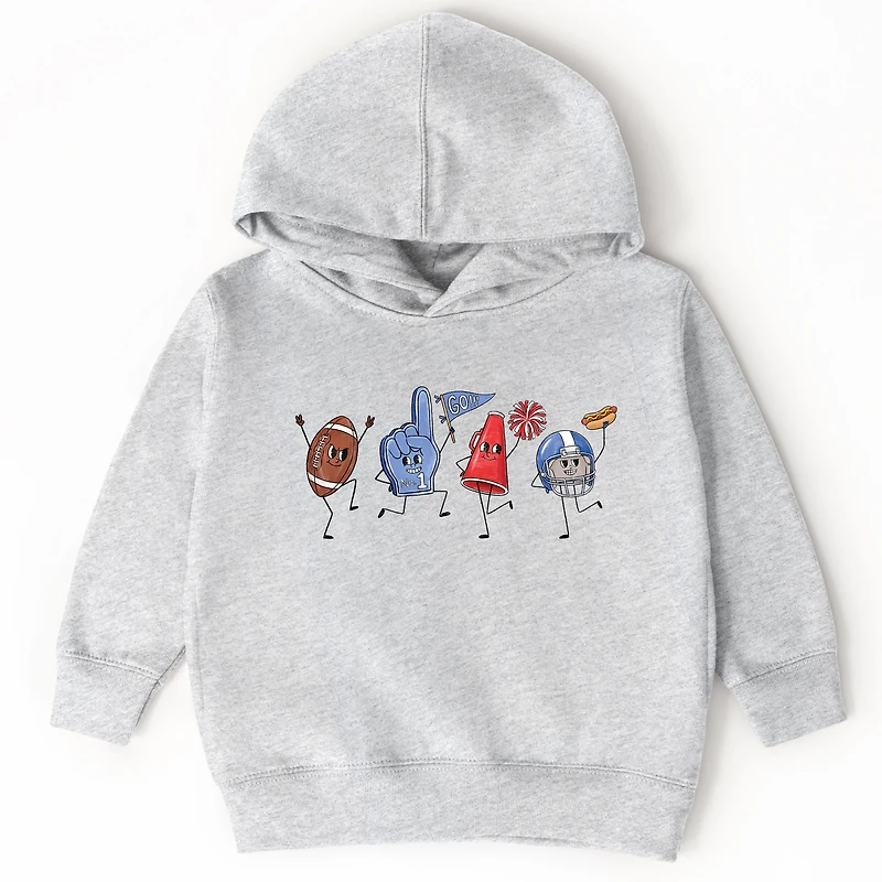 The Juniper Shop - Toddler Hoodie Football Stick Figures