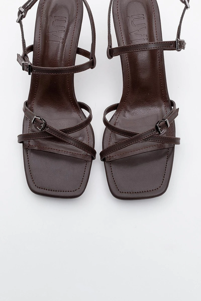 Prologue Shoes Womens Nebel Strappy Stiletto Sandal