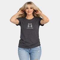Simply Sage Market - A Little Crabby Outline Women's Short Sleeve Graphic T-Shirt