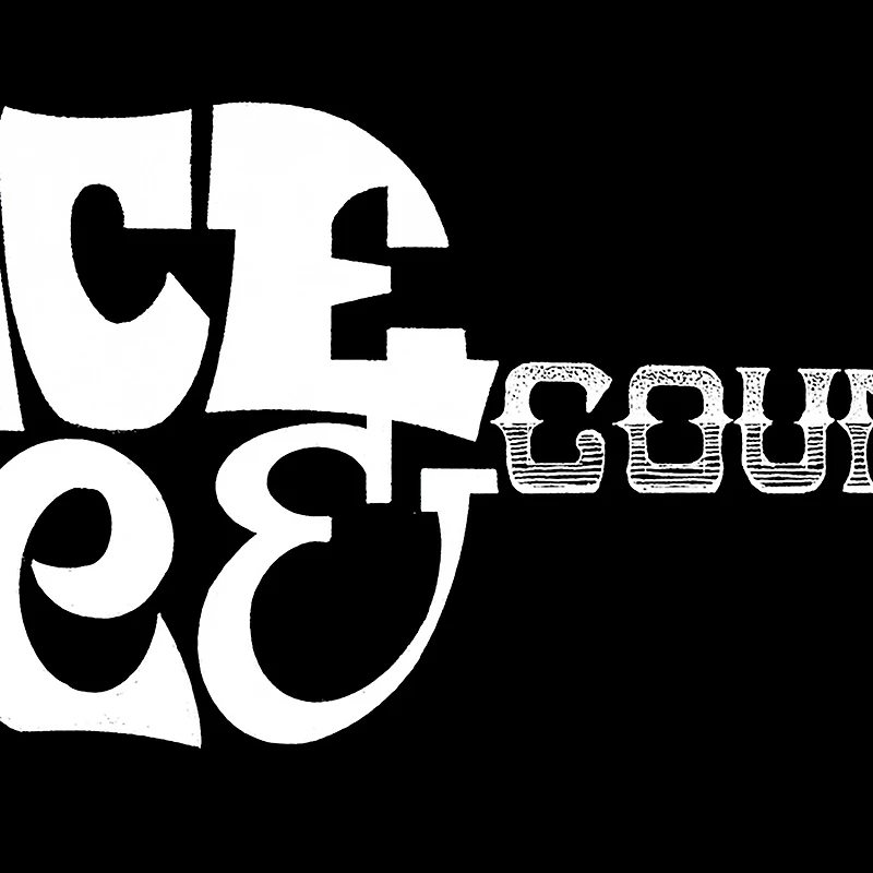 LA Pop Art Men's Word T-Shirt - Peace Love Country