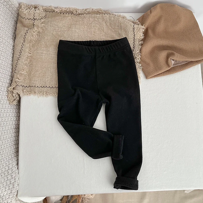 MyKids-USA Baby Solid Color Soft Cotton Elastic Warm Quality Leggings
