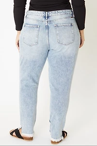 KanCan Women's Plus Ultra High Rise Mom Juliet Jeans