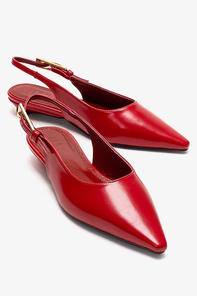 Prologue Shoes Womens Jenna Slingback Pointed Toe Pump