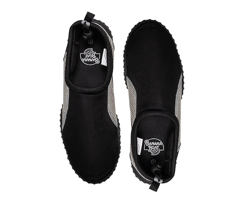 Banana Boat Men’s Aqua Shoes - Quick Dry Water for Swimming Beach and Pool