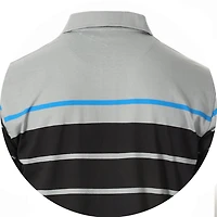 Gioberti Men's Single Stripe Polo Shirt With Pocket