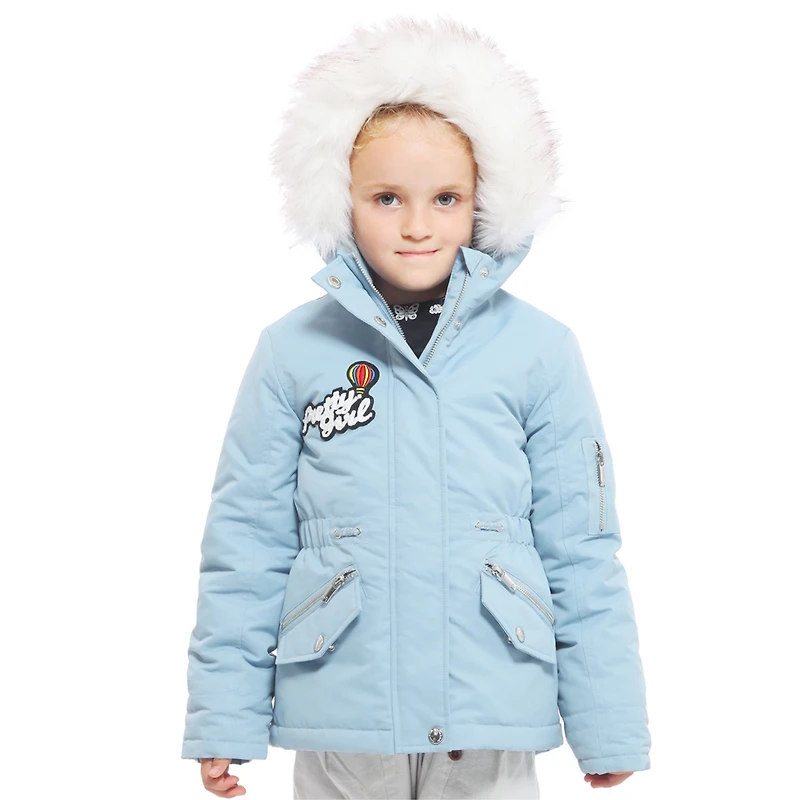 Rokka&Rolla Little & Big Kid Girls Heavyweight Parka Jacket