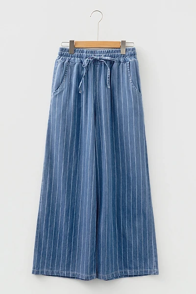 Threaded Pear Women's Alessandra Tied Elastic Waist Trousers