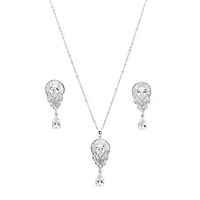 AGP PARIS Starlight Drop Womens Necklace and Earrings Set