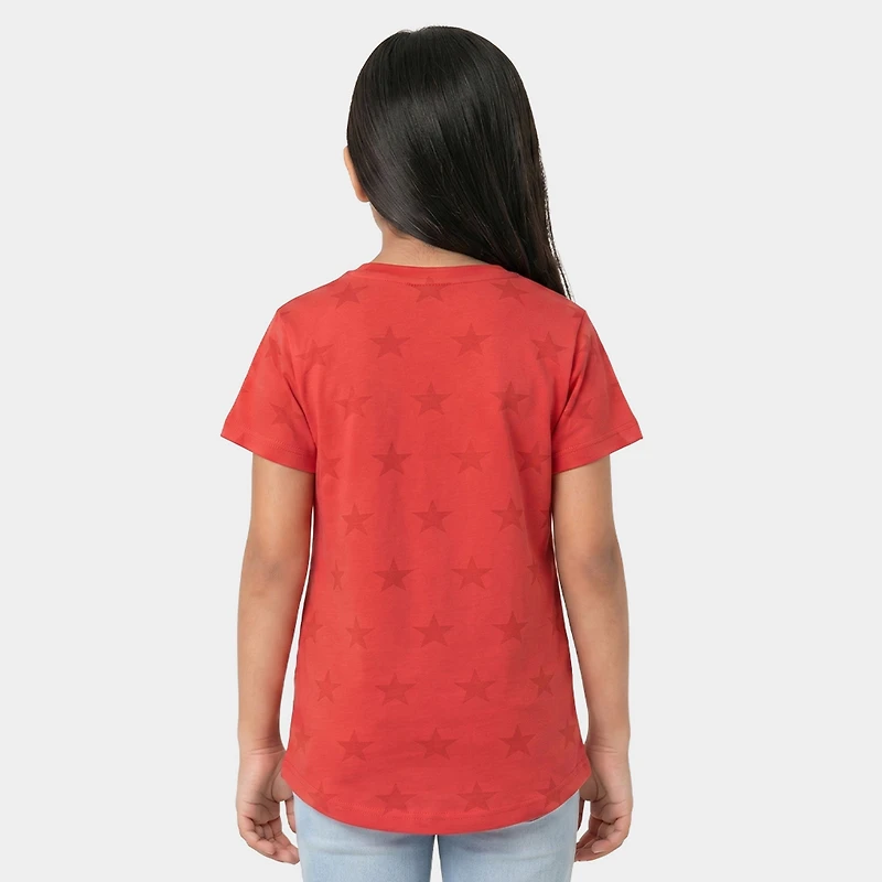 The Juniper Shop - USA Cowgirl Flag Youth Short Sleeve Star Tee