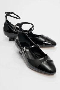 Prologue Shoes Womens Uster Low Heel Mary Jane Pump