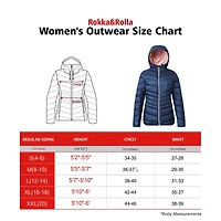Rokka&Rolla Womens Lightweight Padded Puffer Jacket
