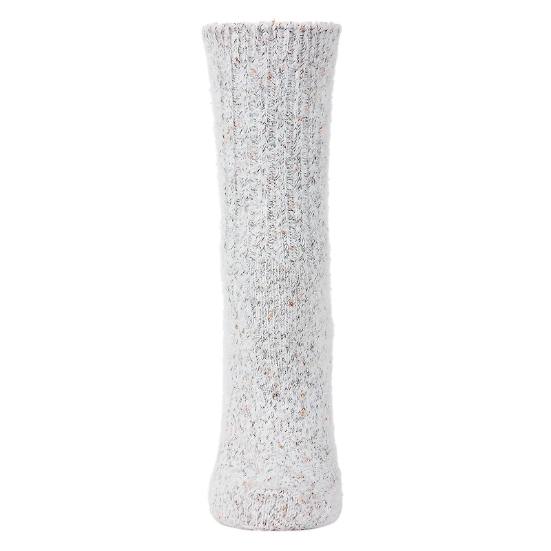 MeMoi Women's Pretty Plush Glitter Crew Socks