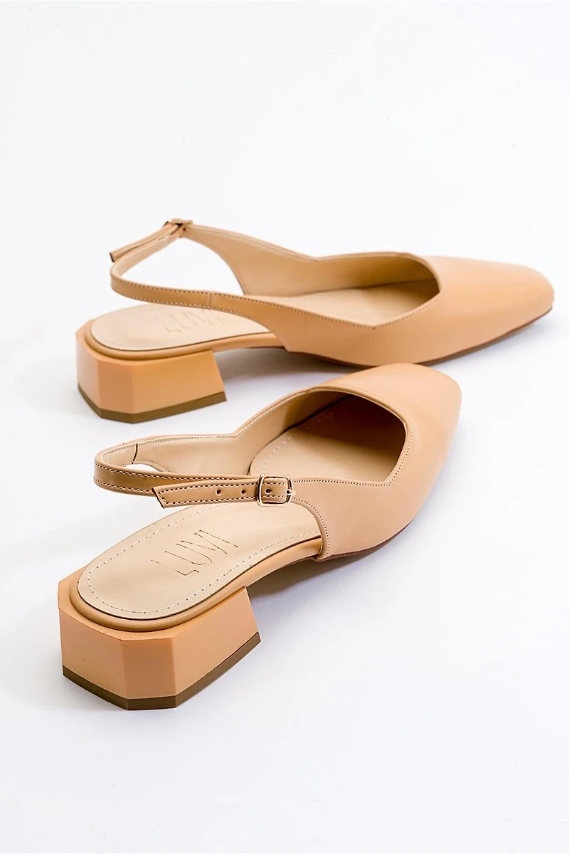 Prologue Shoes Womens State Round Toe Slingback Pump