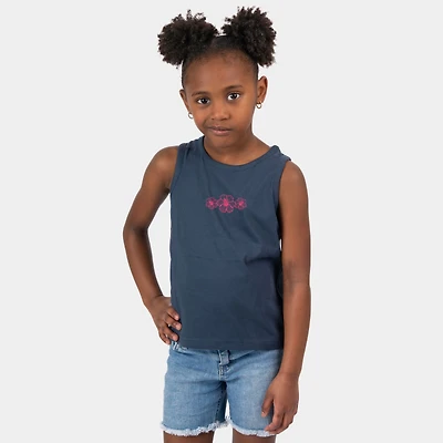 The Juniper Shop - Hibiscus Row Pink Youth Tank Top
