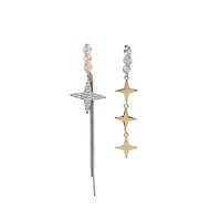 AGP PARIS Womens Starry Elegance Drop Earrings