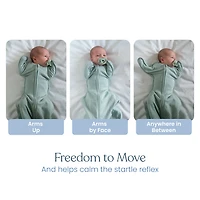 HALO SleepSack SwaddleStretch, Arms Up or Extended Arms, 0 – 3 months, 0.5 TOG