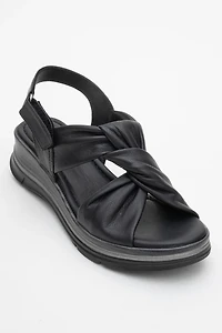 Forever & Always Womens Oara Leather Sandals