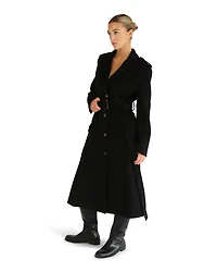 Belle & Bloom Womens Skylight Wool Blend Longline Coat