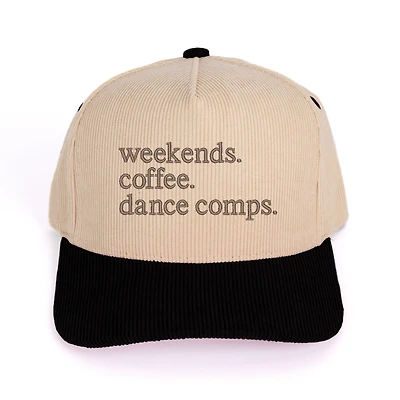 Simply Sage Market - Women's Corduroy Trucker Hat Weekends Coffee Dance Comps