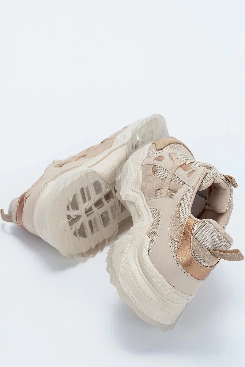 Prologue Shoes Womens Loretta Platform Sneakers