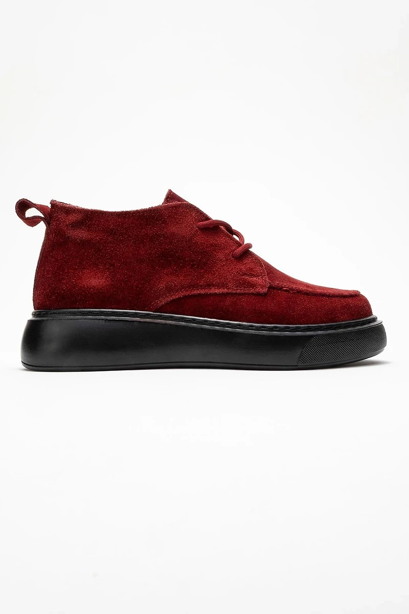 Forever & Always Womens Lilya Leather Chukka Boot