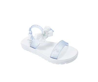 bebe Toddler Girl's Sandals with Back Strap and Bow Detail