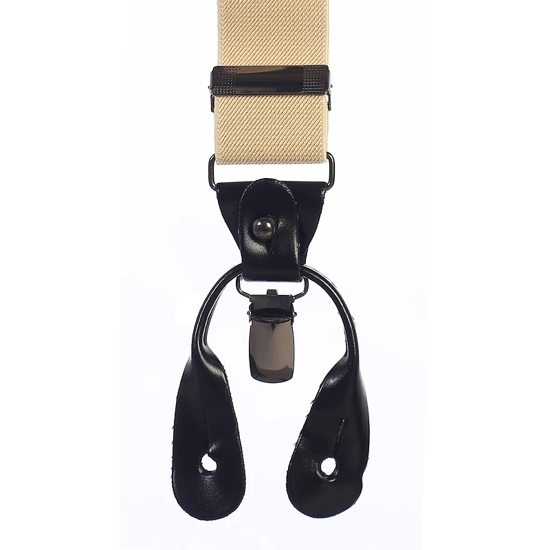 Gioberti Men's Convertible Suspenders, Bow Tie, and Hanky Set