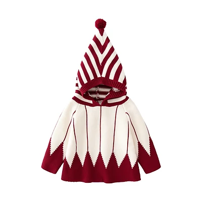 MyKids-USA Baby Christmas Style Contrast Design Knitwear