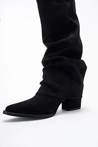 Prologue Shoes Womens Elaris Block Heel Knee High Boot