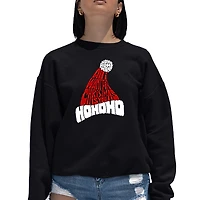 LA Pop Art All I Want For Christmas Is You - Women's Word Crewneck Sweatshirt
