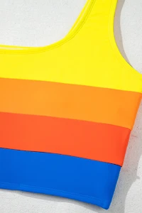 Threaded Pear Women's Dylan Colorblock Square Top