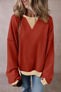 Threaded Pear Women's Abigail Drop Shoulder Oversized Sweatshirt