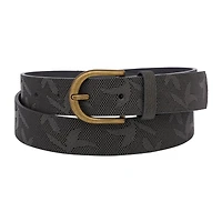 AGP PARIS Dark Gray Floral Print Women's Belt
