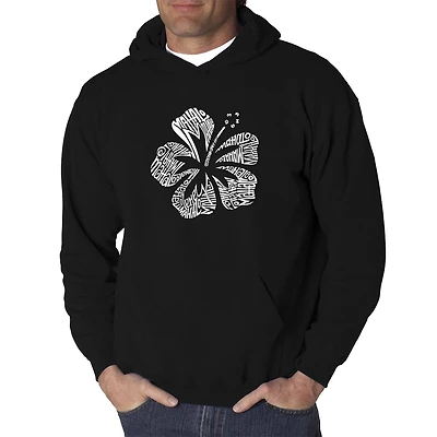 LA Pop Art Mahalo - Men's Word Hooded Sweatshirt