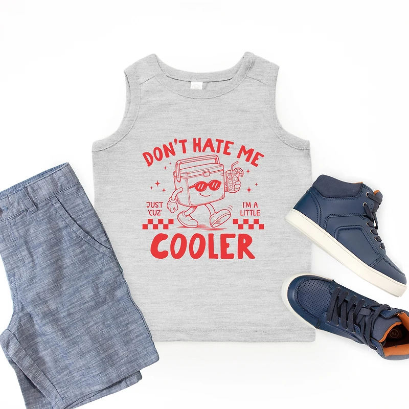 The Juniper Shop - Youth Tank Top Just A Little Cooler Checkered