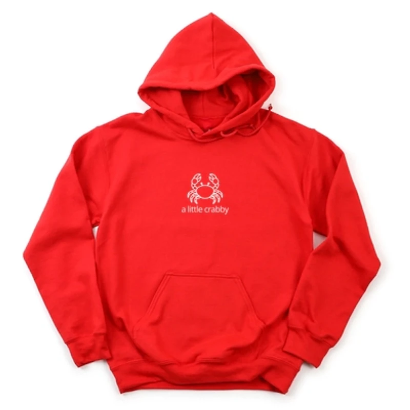 Simply Sage Market - A Little Crabby Outline Women's Graphic Hoodie