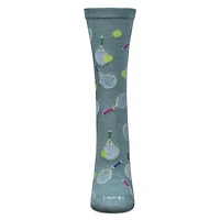 MeMoi Women's Tennis Rayon From Bamboo Crew Socks