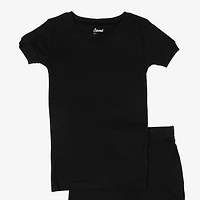 Leveret Kids 2-pc. Cotton Solid Short Sleeve Shirt & Shorts Pajama Set