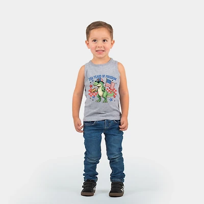 The Juniper Shop - 250 Years of Freedom Dinosaur Toddler Graphic Tank