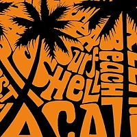 LA Pop Art Men’s Word T-Shirt - Summer Vibes