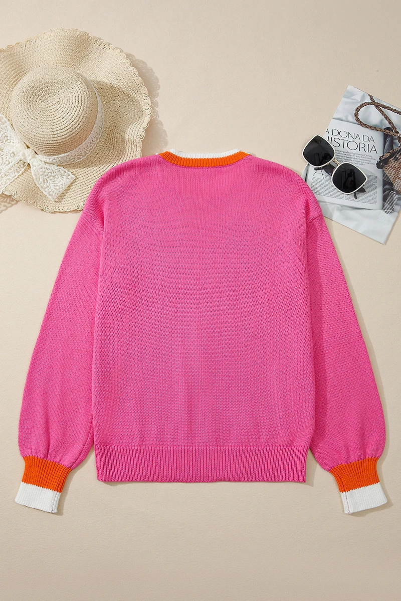 Threaded Pear Women's Anahi Drop Shoulder Knit Sweater