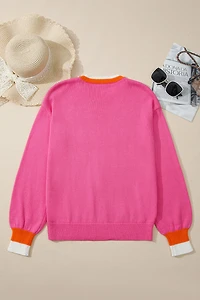 Threaded Pear Women's Anahi Drop Shoulder Knit Sweater