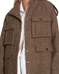 Belle & Bloom Womens All My Love Wool Overshirt