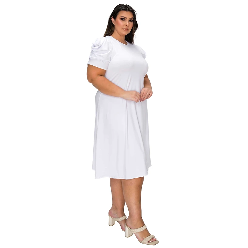 L I V D Women's Plus Size Aleyna Flare Dress