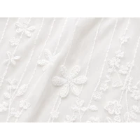 Laurenza's Baby Girls Long-Sleeve Pearl Lace Baptism Dress