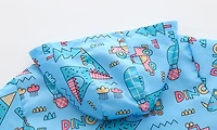 MyKids-USA Baby Boy Cartoon Pattern Zipper Front Design Mesh Cloth Jacket Coat
