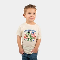 The Juniper Shop - 250 Years of Freedom Dinosaur Toddler Short Sleeve Graphic T-Shirt