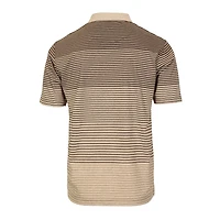 Gioberti Men's Pin Stripe Short Sleeve Polo w/ Chest Pocket