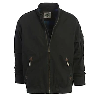 Gioberti Men's 100% Cotton Sportwear Full Zipper Twill Bomber Jacket