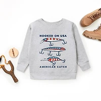 The Juniper Shop - Hooked On USA Youth Graphic Sweatshirt